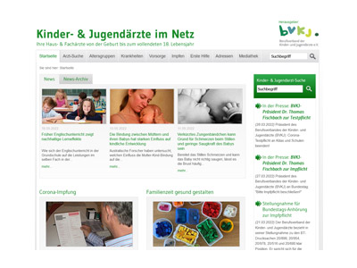 Kinder- und Jugendärzte im Netz